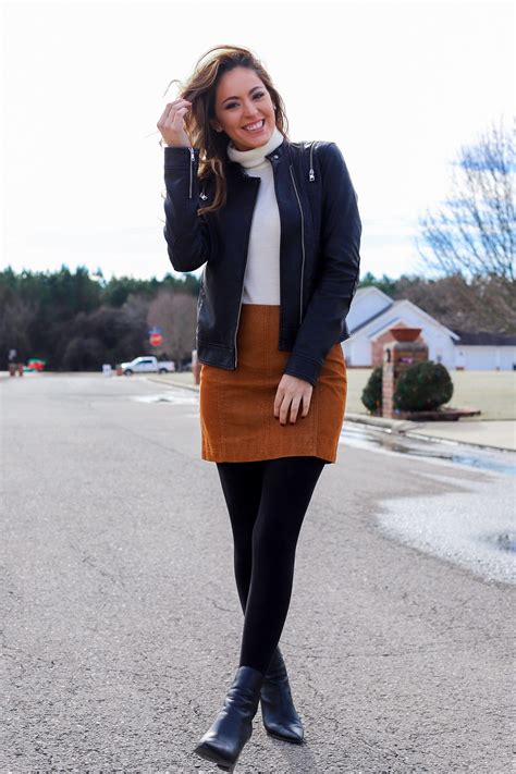Short Skirt Winter Outfit